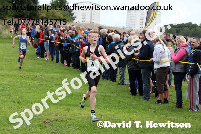 Under-13s Sunderland Harriers Open Cross Country. Photo: David T. Hewitson/Sports for All Pics
